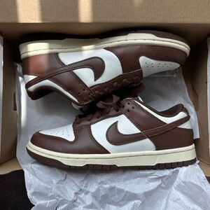 Women’s Brown Nike Dunk Low Size 8